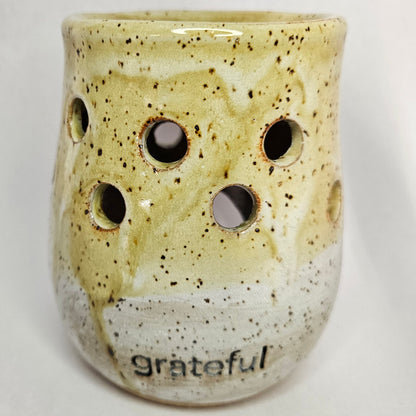 Wax melter - grateful - White and Gold
