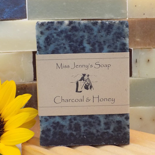 Charcoal and Honey Soap