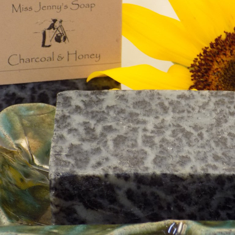 Charcoal and Honey Soap