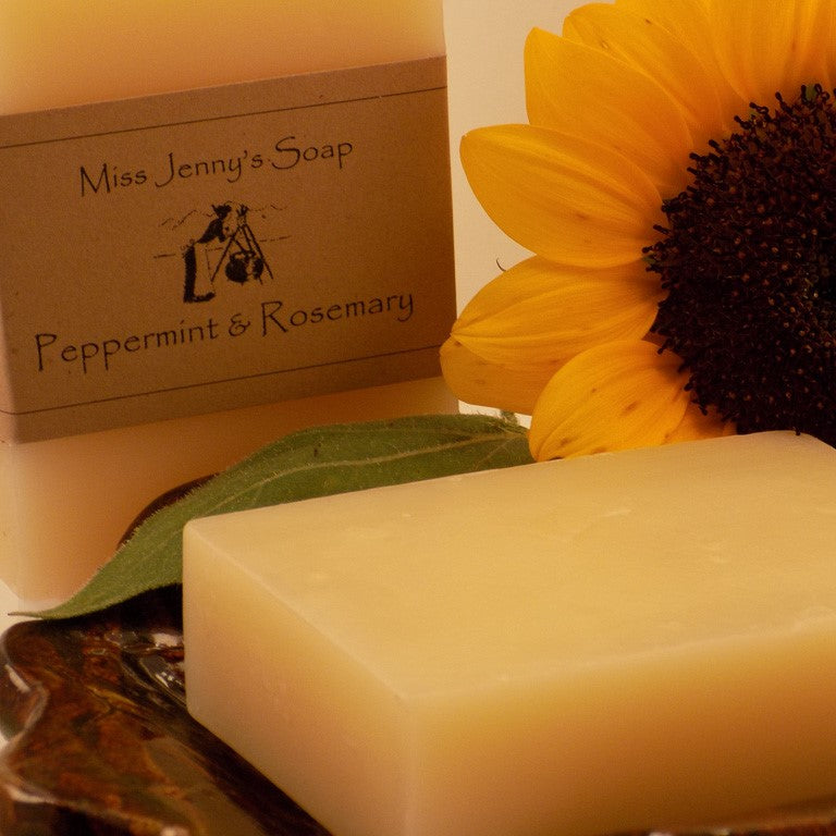Peppermint and Rosemary Shampoo Bar