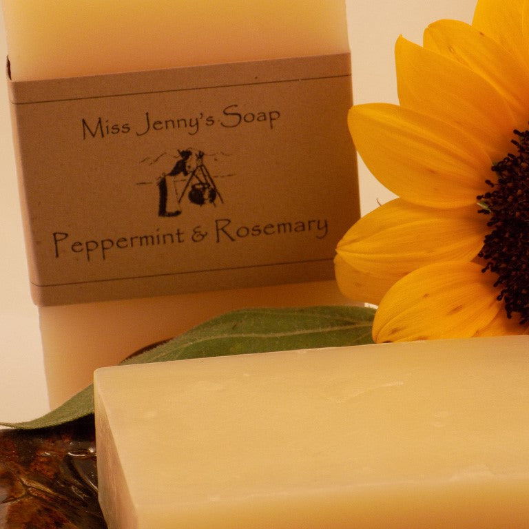Peppermint and Rosemary Shampoo Bar