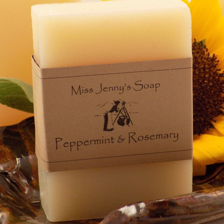 Peppermint and Rosemary Shampoo Bar