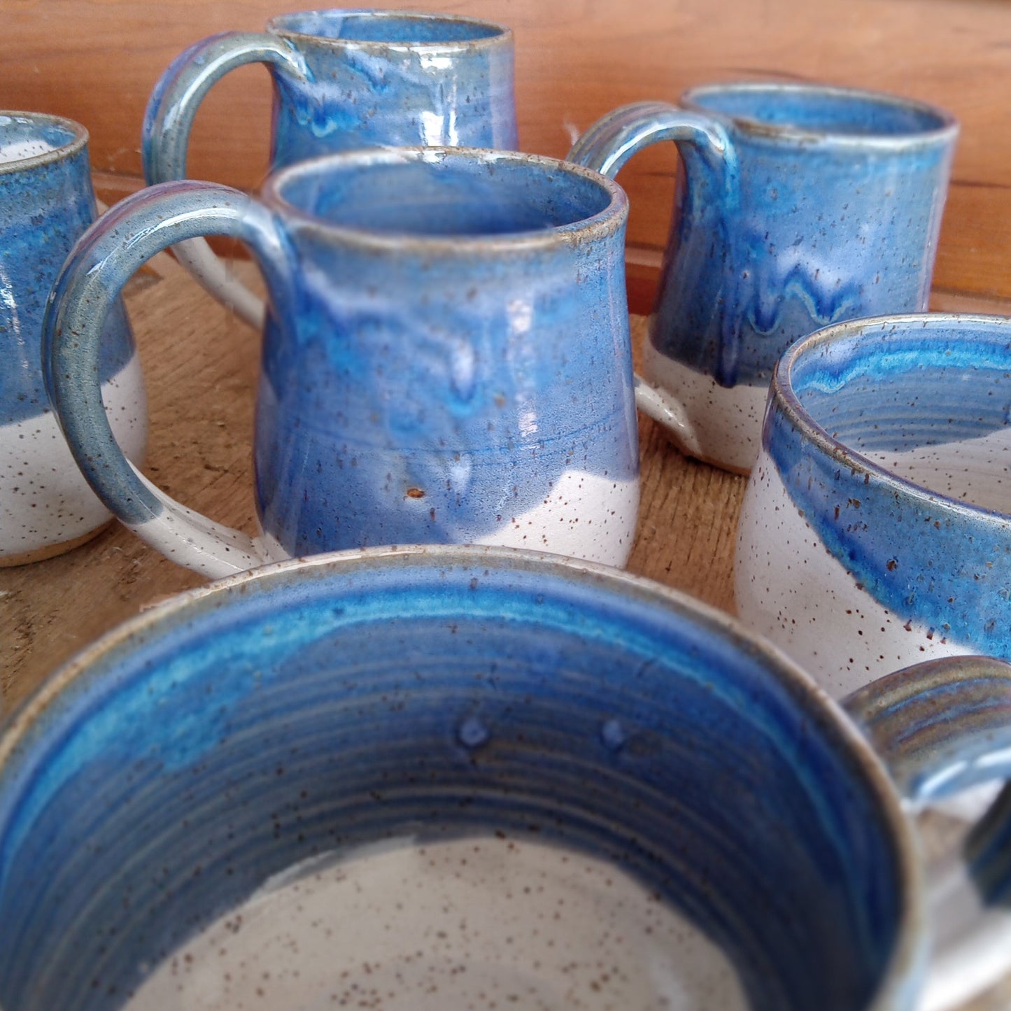 Blue & White Mug - Large