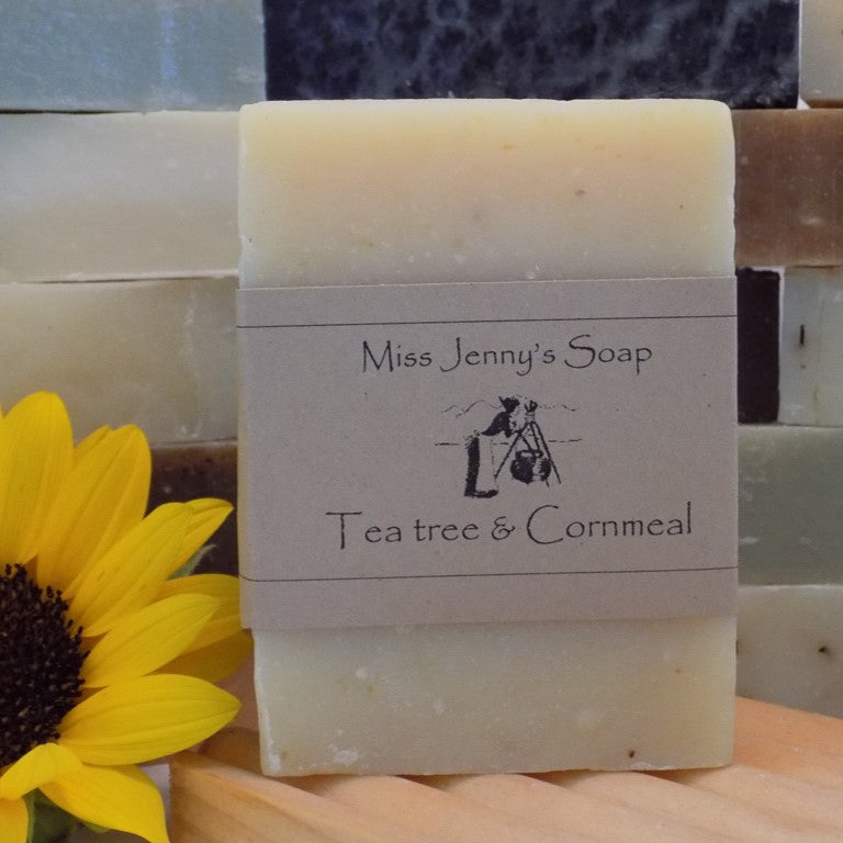 Tea Tree and Cornmeal Soap